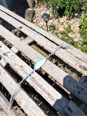 Handmade Bracelet made from a fishing lure spoon
